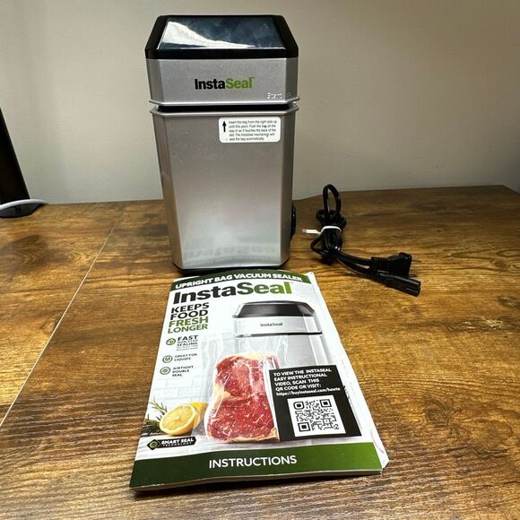InstaSeal Vacuum Sealer Model 6029 – Automatic Food Sealer Instruction Manual - Picture 1 of 8